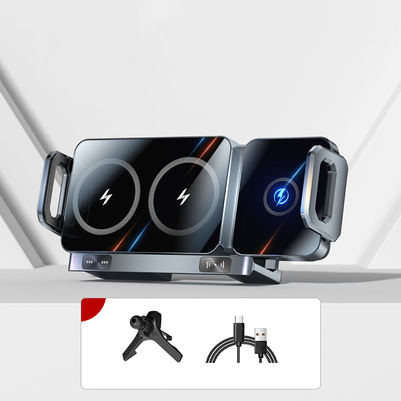 Türkiye’de İlk! 15W Kablosuz Hızlı Şarjlı Araç İçi Otomatik Telefon Tutucu