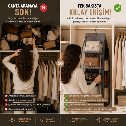 Premium Askılı Çanta Organizeri