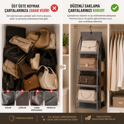 Premium Askılı Çanta Organizeri