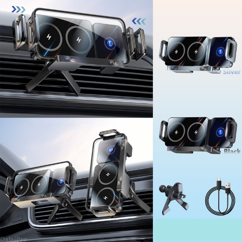 Türkiye’de İlk! 15W Kablosuz Hızlı Şarjlı Araç İçi Otomatik Telefon Tutucu